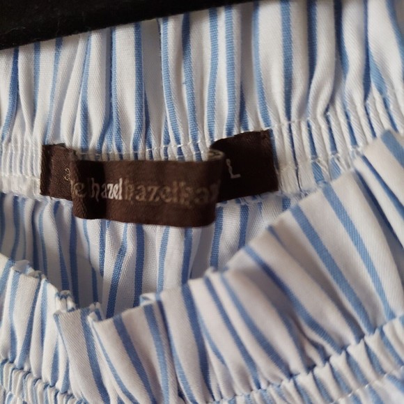 Bohemian Festival Off the Shoulder Embroidered 3/4 tie sleeve Top  Sz Large - Picture 5 of 9